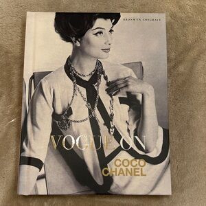 NEW, CHANEL Vogue On Coco Chanel Hardcover - Black, White & Gold Spine